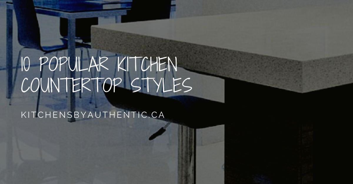 Kitchen countertop styles