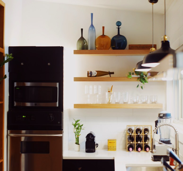 Multi-shelf open pantry